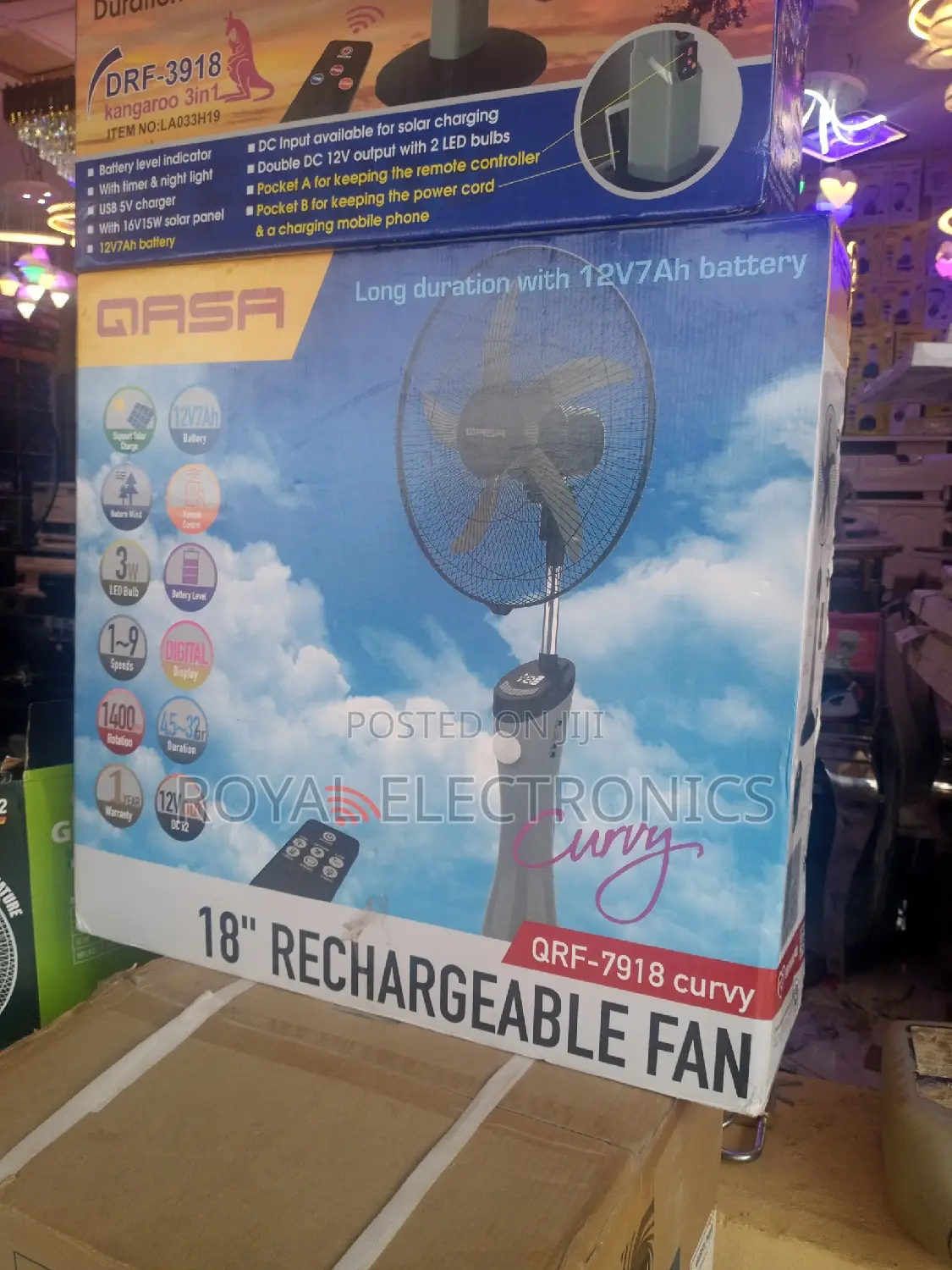 Very New Qasa 18 Inches Rechargeable Standing Fan