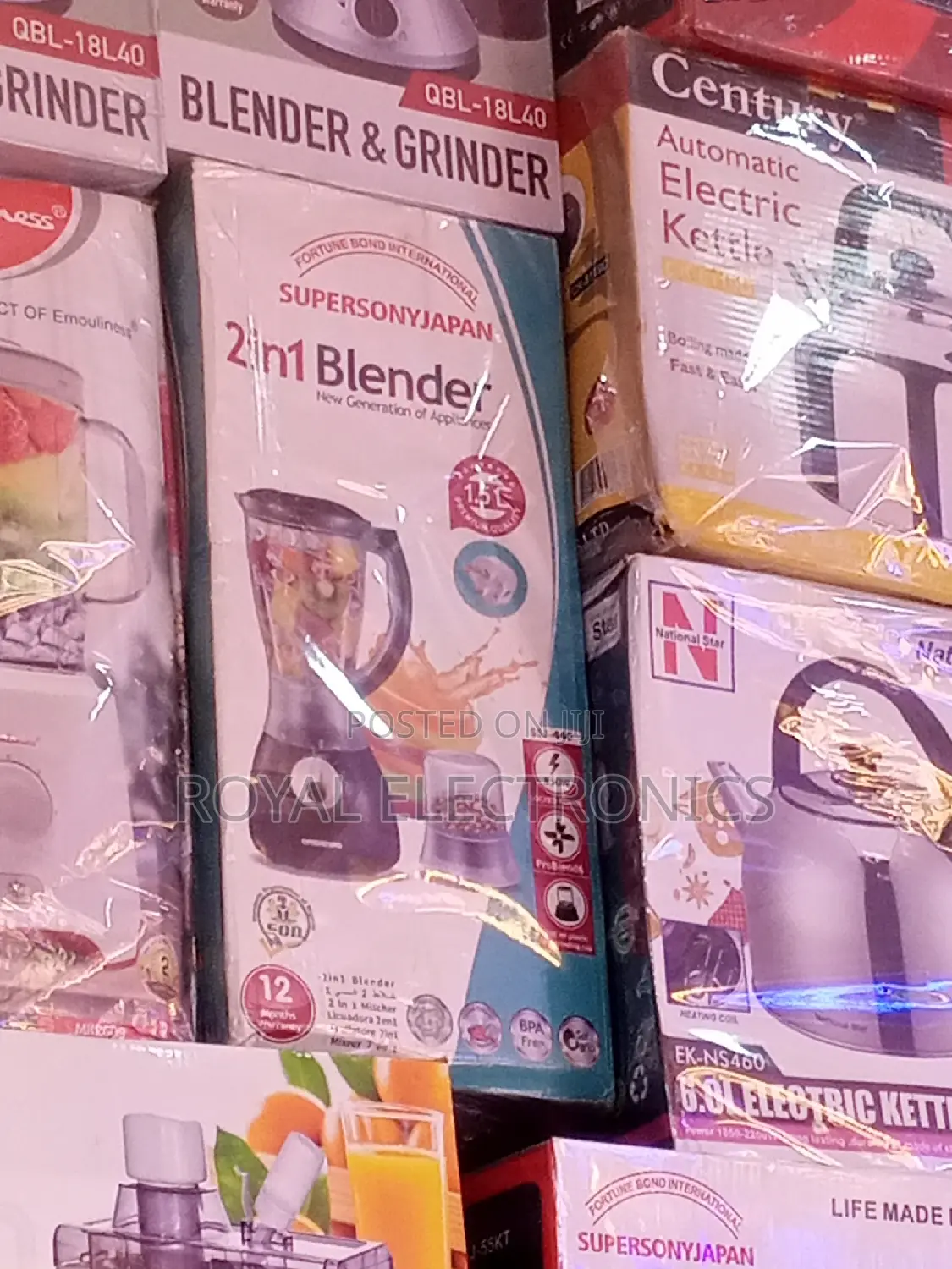 Very New Supersony 2 in 1 Multifunction Blender