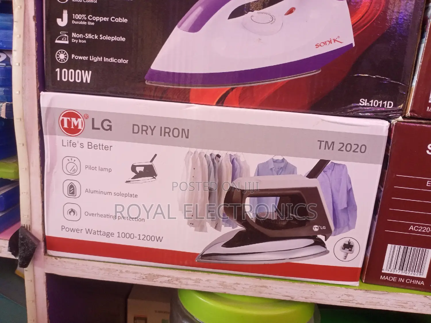 Powerful Lg 1200W Electric Dry Iron