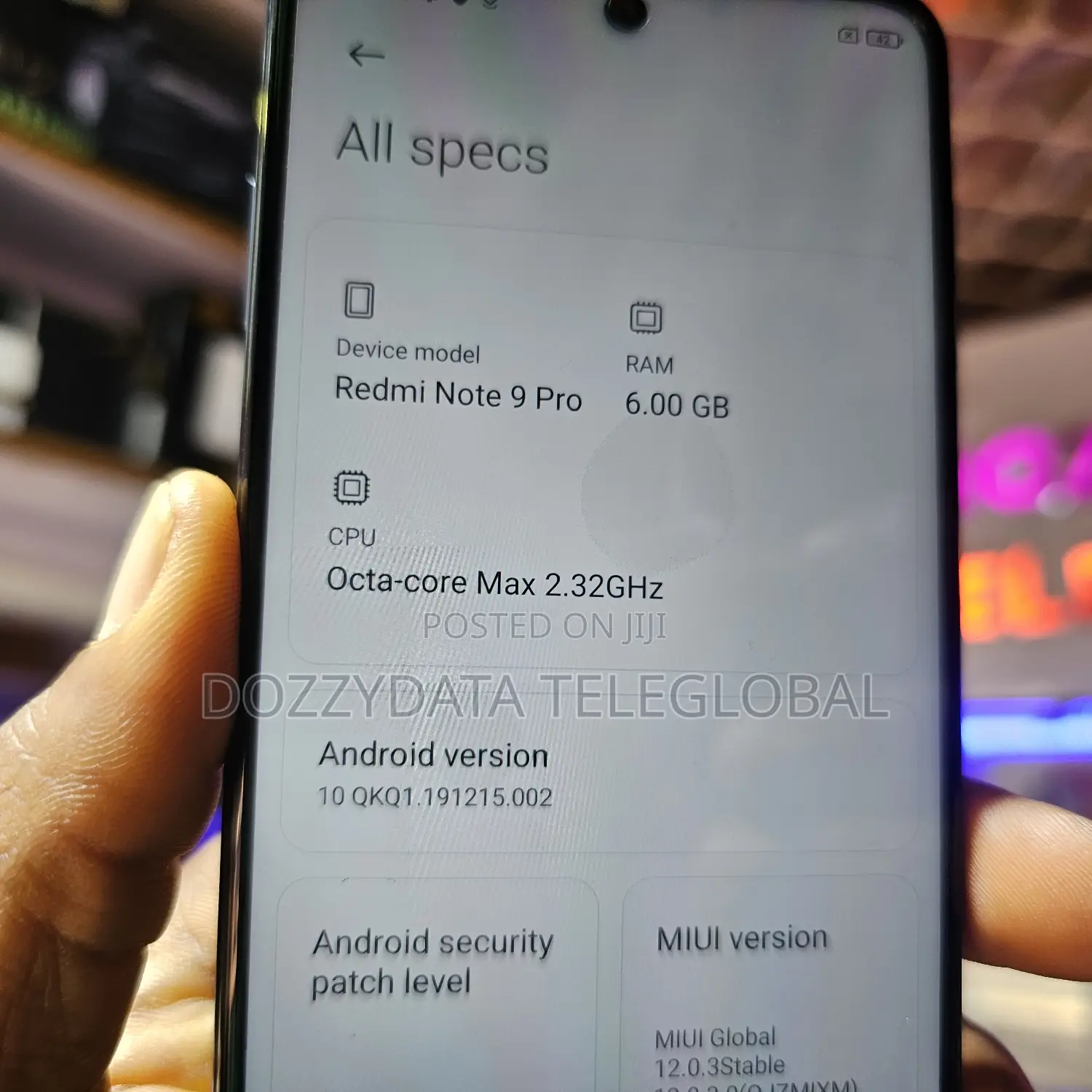 Xiaomi Redmi Note 9 Pro 128 GB Blue