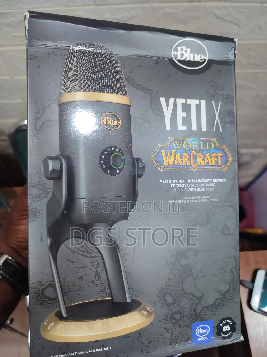 Blue Yeti X World Warcraft Edition Professional Streaming 