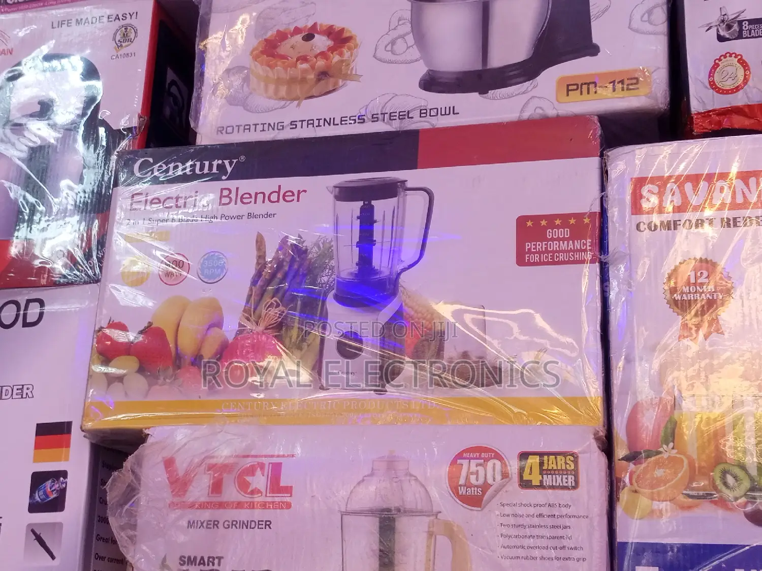High Quality Century 2 in 1 900watts Electric Blender