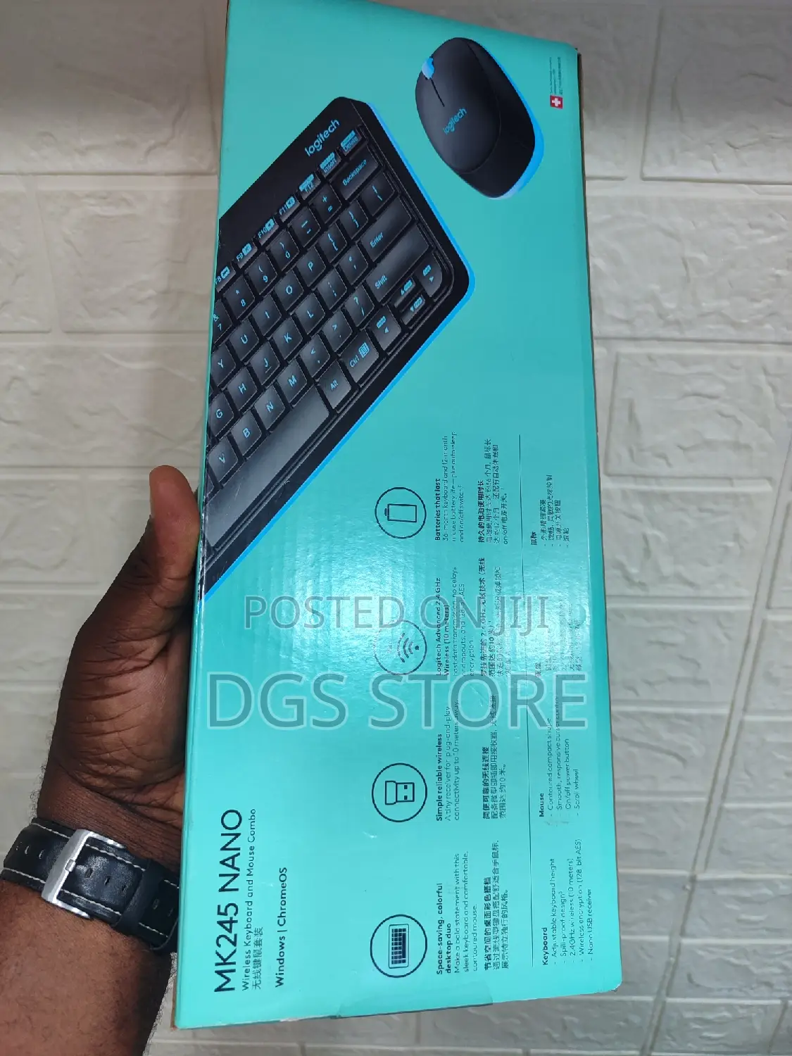 Logitech Mk245 Nano Wireless Combo Keyboard
