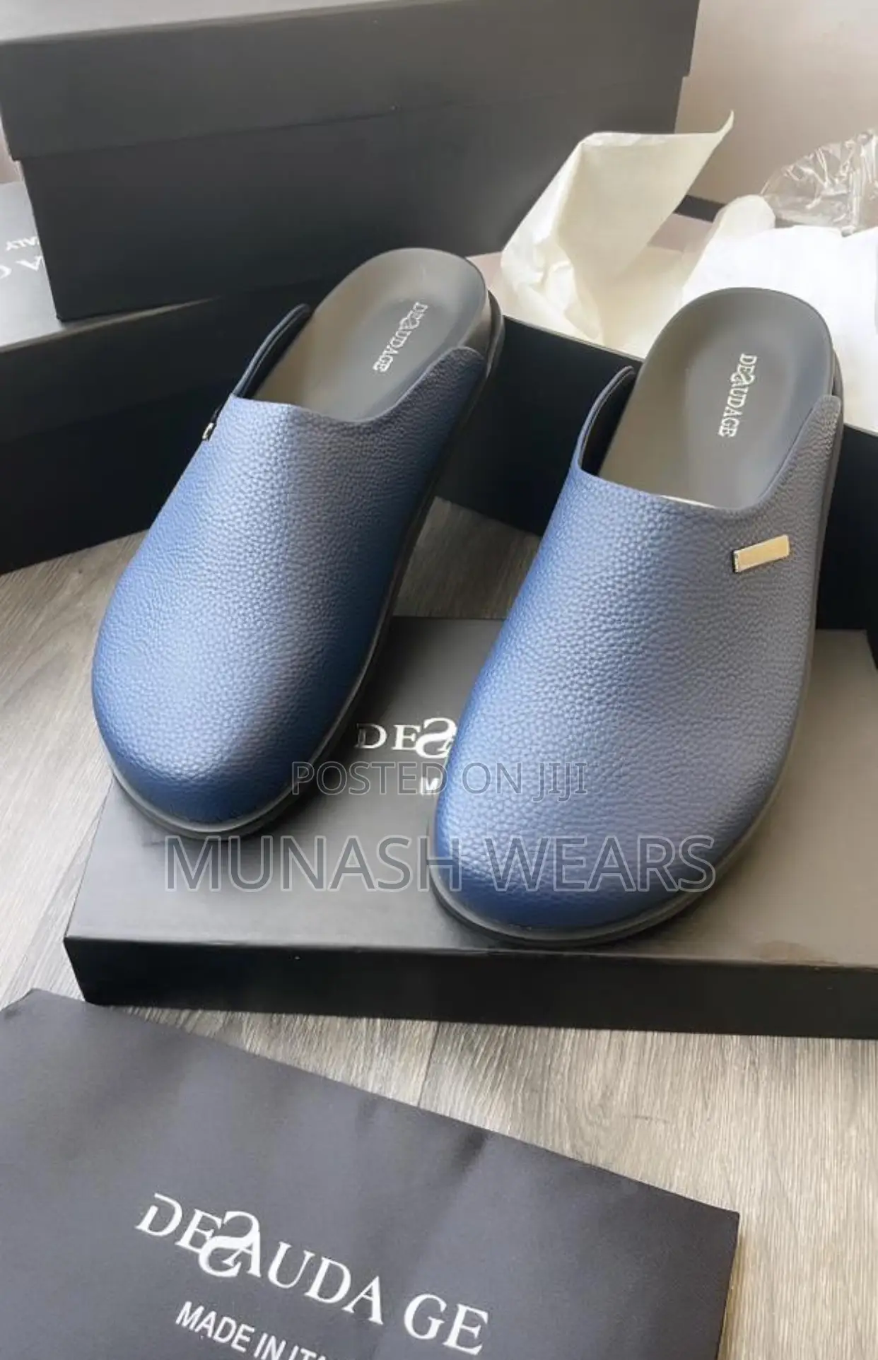 Deudage Leather Mule
