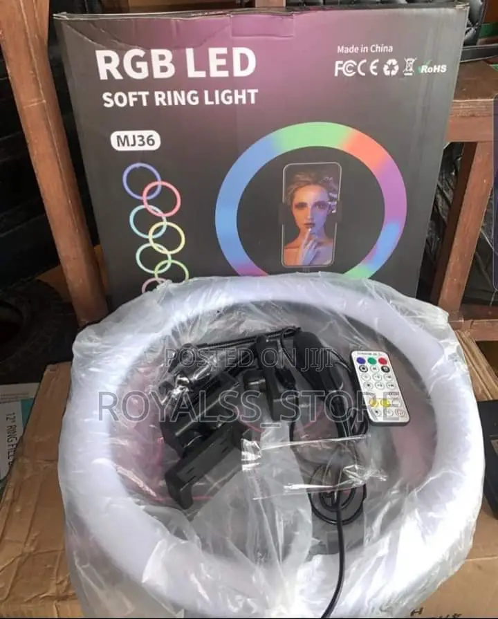 14 Inches RGB Ringlight With Tripod Stand