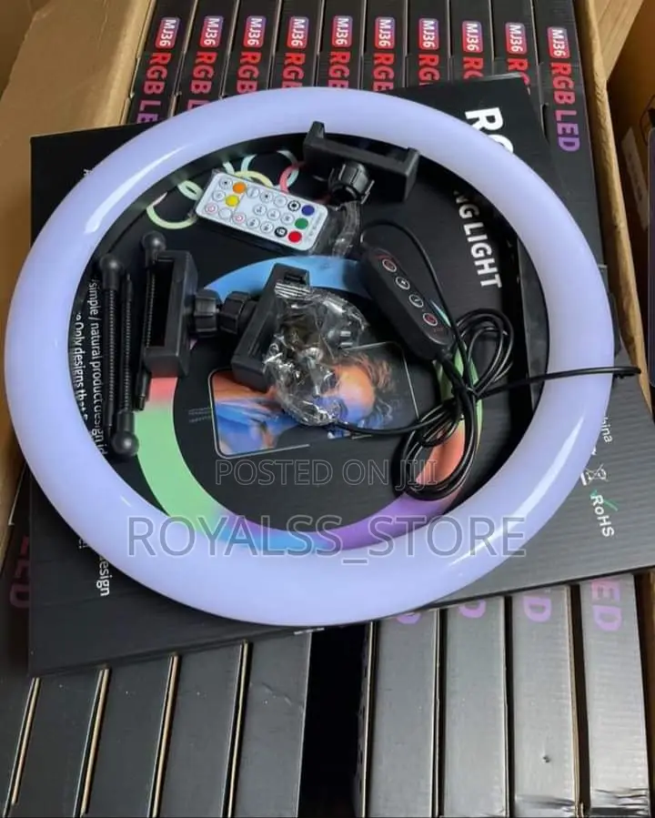 14 Inches RGB Ringlight With Tripod Stand
