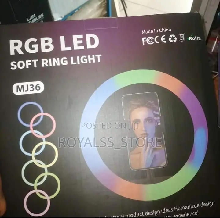 14 Inches RGB Ringlight With Tripod Stand