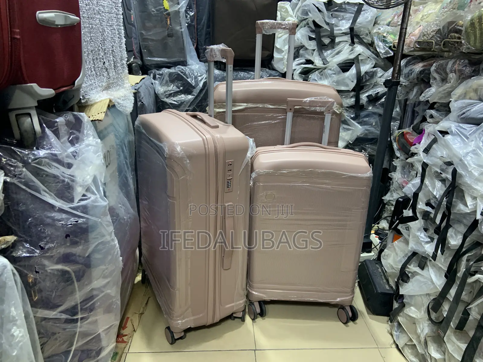 Set of Nude Quality Unbreakable Good Pathner Travel Luggage