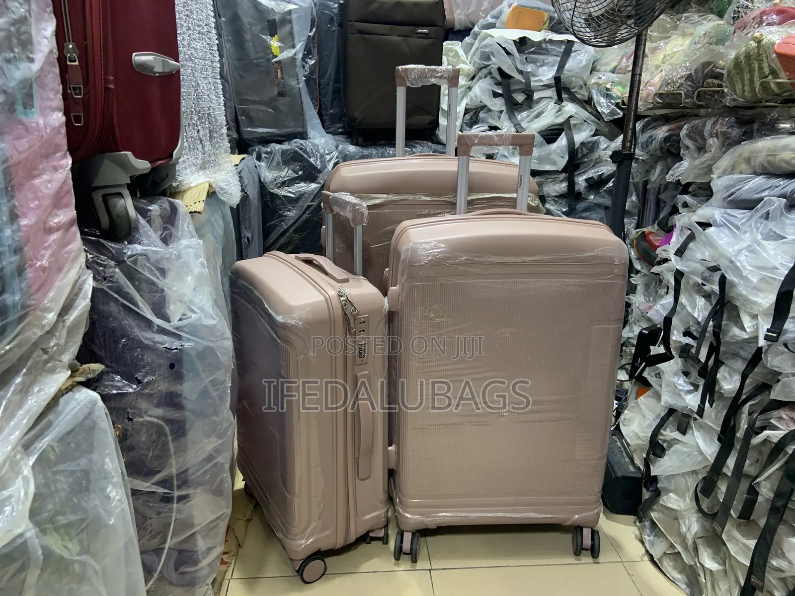 Set of Nude Quality Unbreakable Good Pathner Travel Luggage