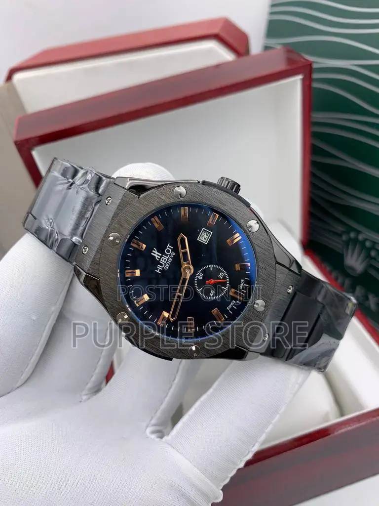 Hublot Mens Wristwatch With Down Seconds