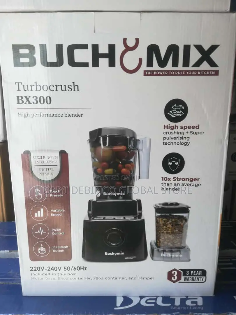 Buchymix Turbocrush Commercial 3-in-1 Blender 2litres 2200W