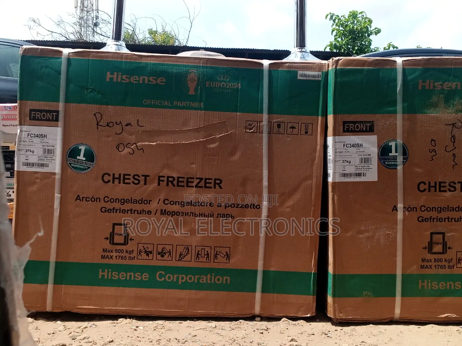 Hisense Fc-340sh 250l Chest Freezer - Silver
