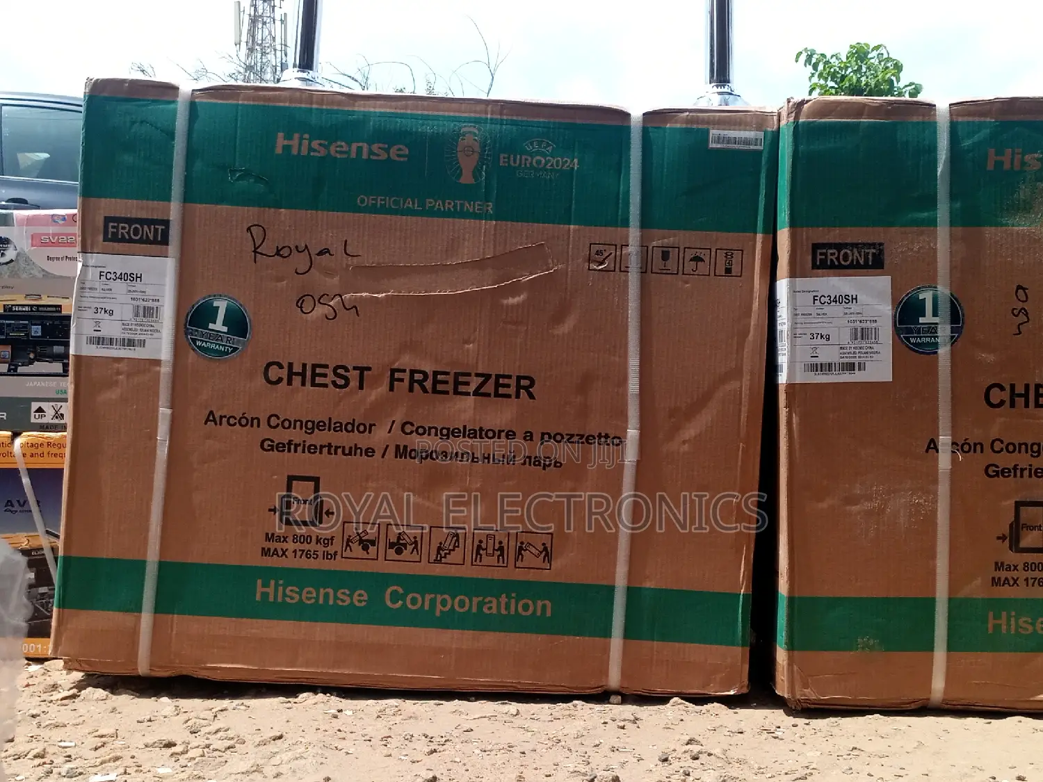 Hisense Fc-340sh 250l Chest Freezer - Silver