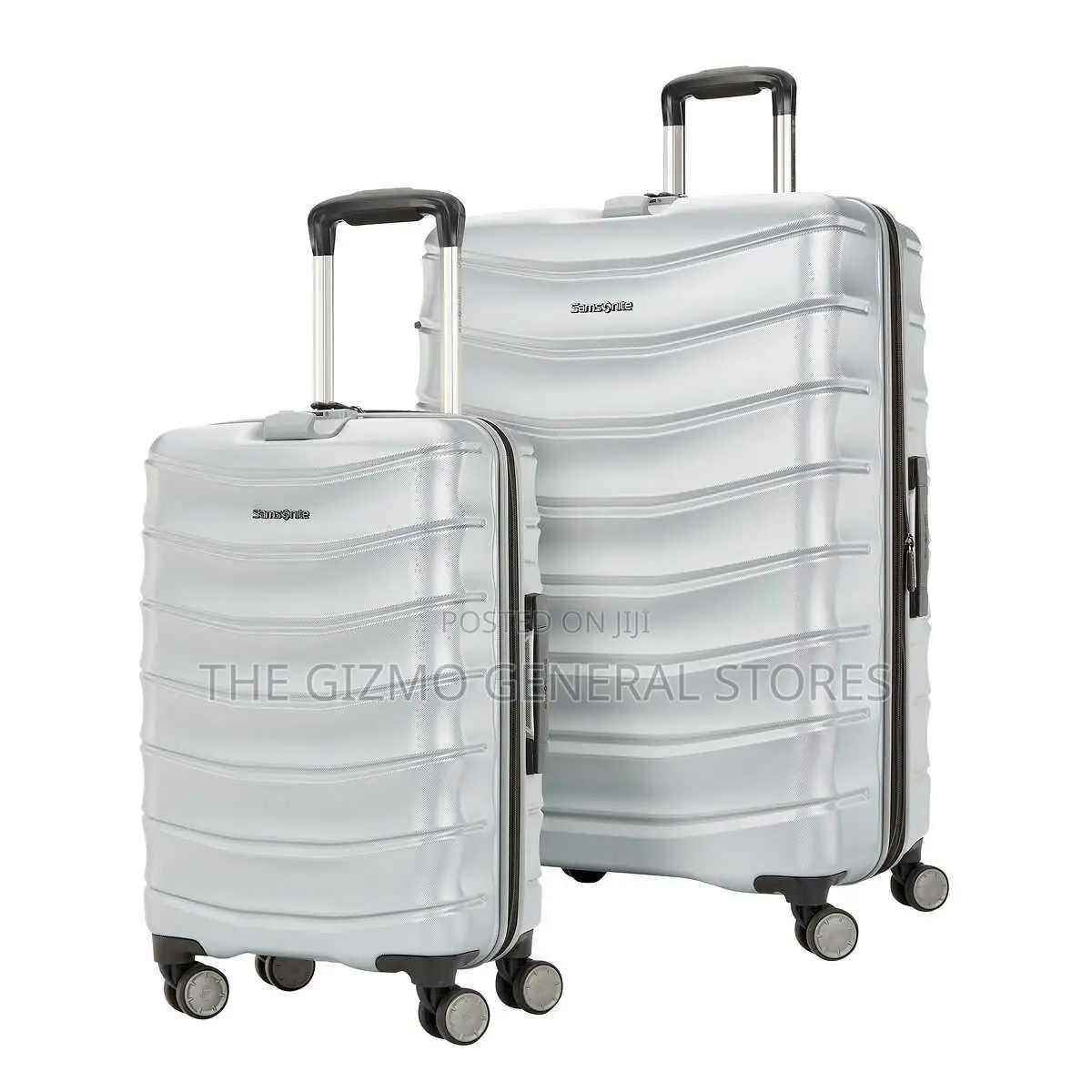 Samsonite Amplitude 2-Piece Hardside Set Silver