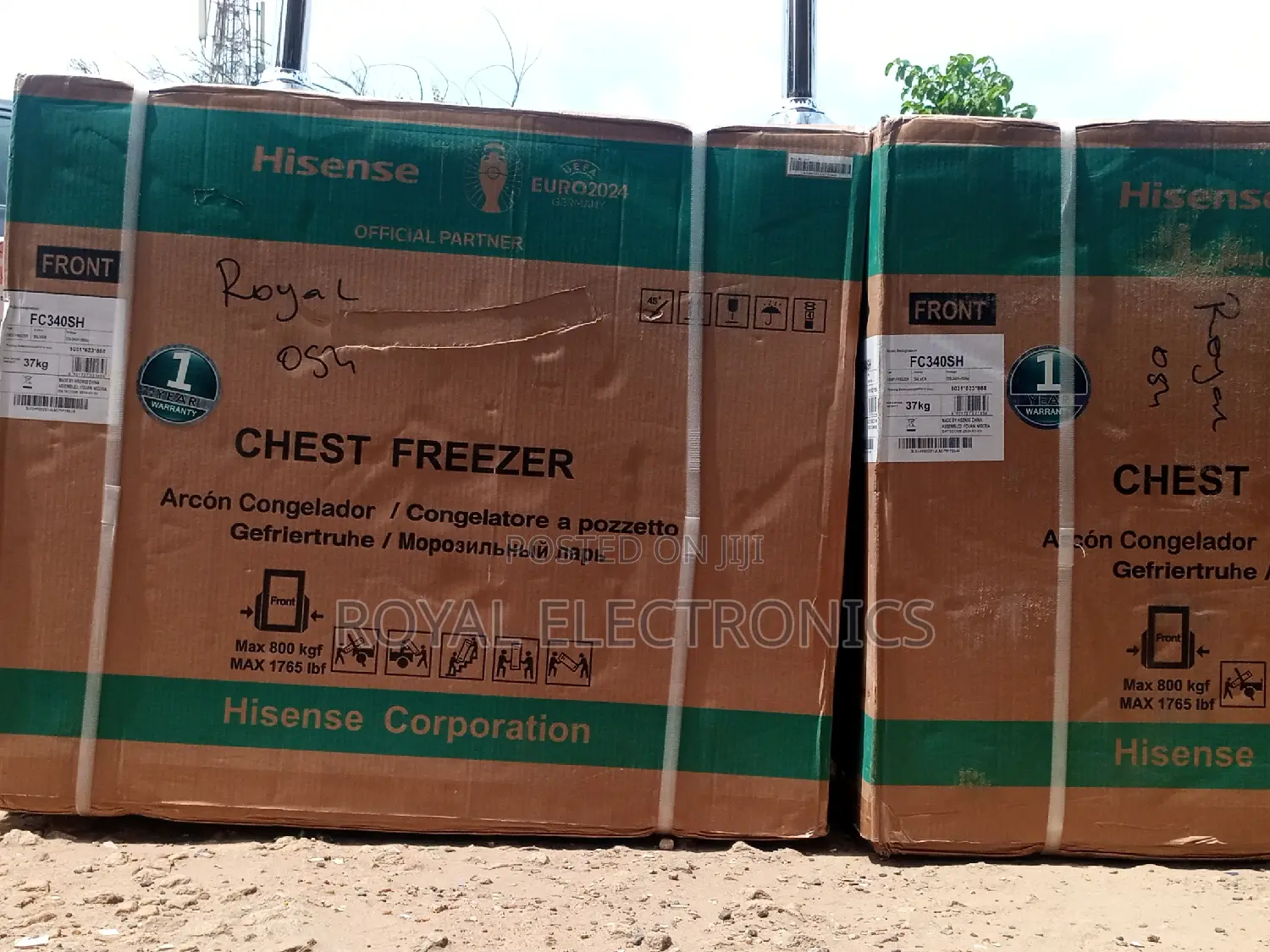 Brand New Hisense Fc-340sh 250l Chest Freezer - Silver