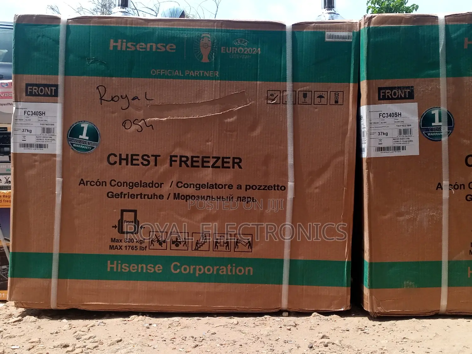 Classic Hisense Fc-340sh 250l Chest Freezer - Silver