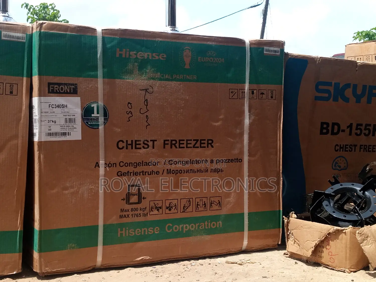 Powerful Hisense Fc-340sh 250l Chest Freezer - Silver
