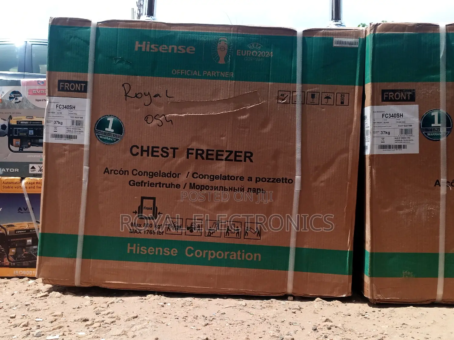 Powerful Hisense Fc-340sh 250l Chest Freezer - Silver