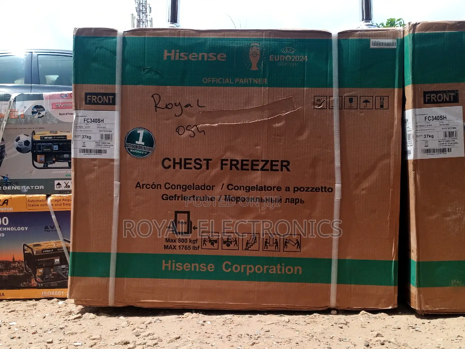 World Class Hisense Fc-340sh 250l Chest Freezer - Silver