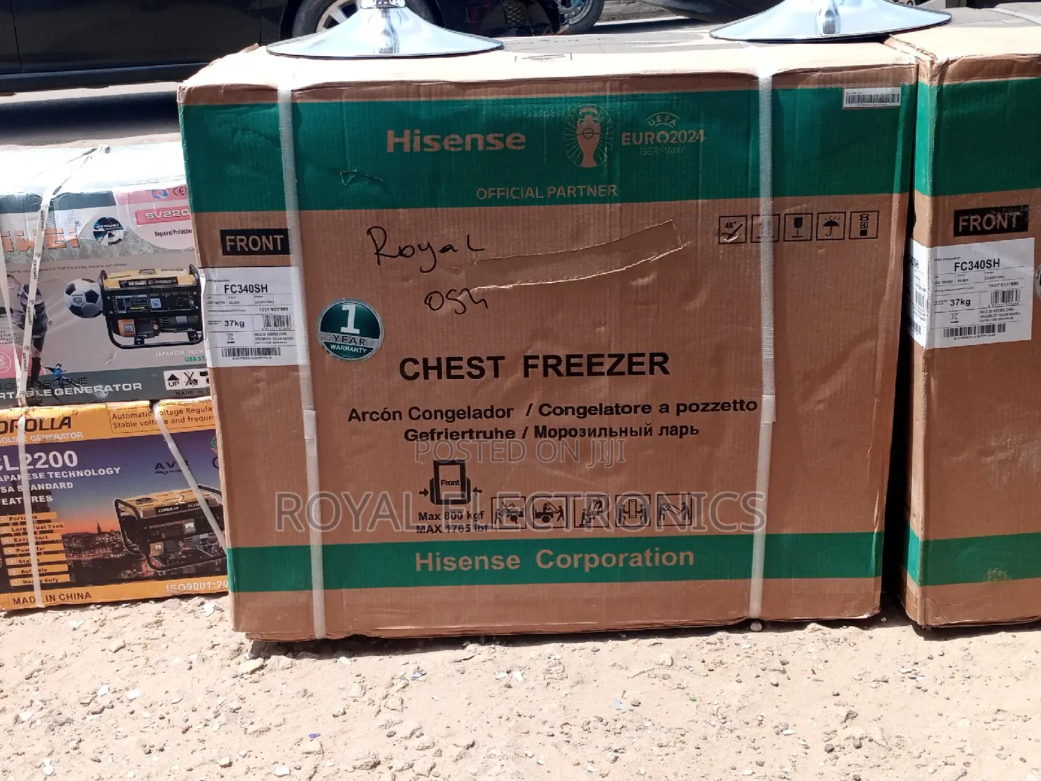Authentic Hisense Fc-340sh 250l Chest Freezer - Silver