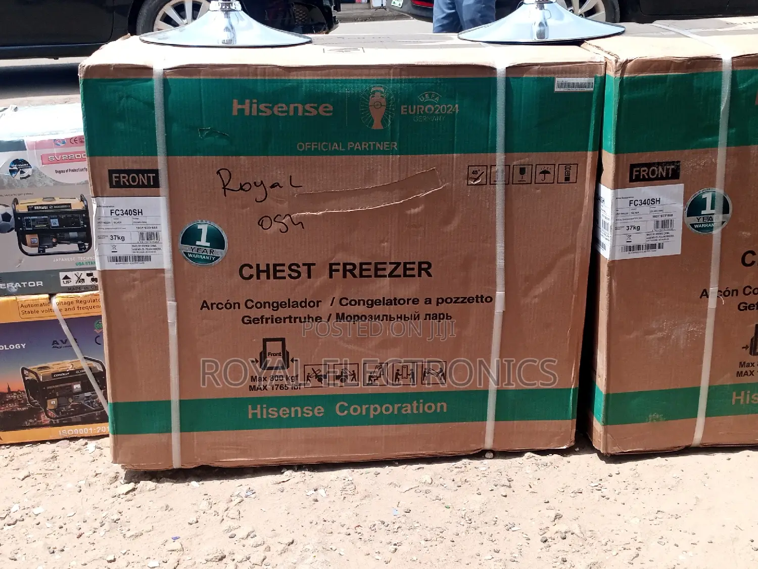 Unique Design Hisense Fc-340sh 250l Chest Freezer - Silver