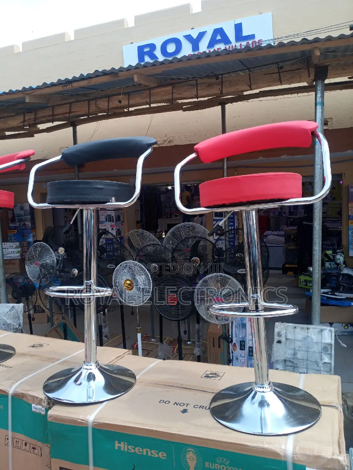 Brand New Comfortable Chrome Bar Stool With Backrest