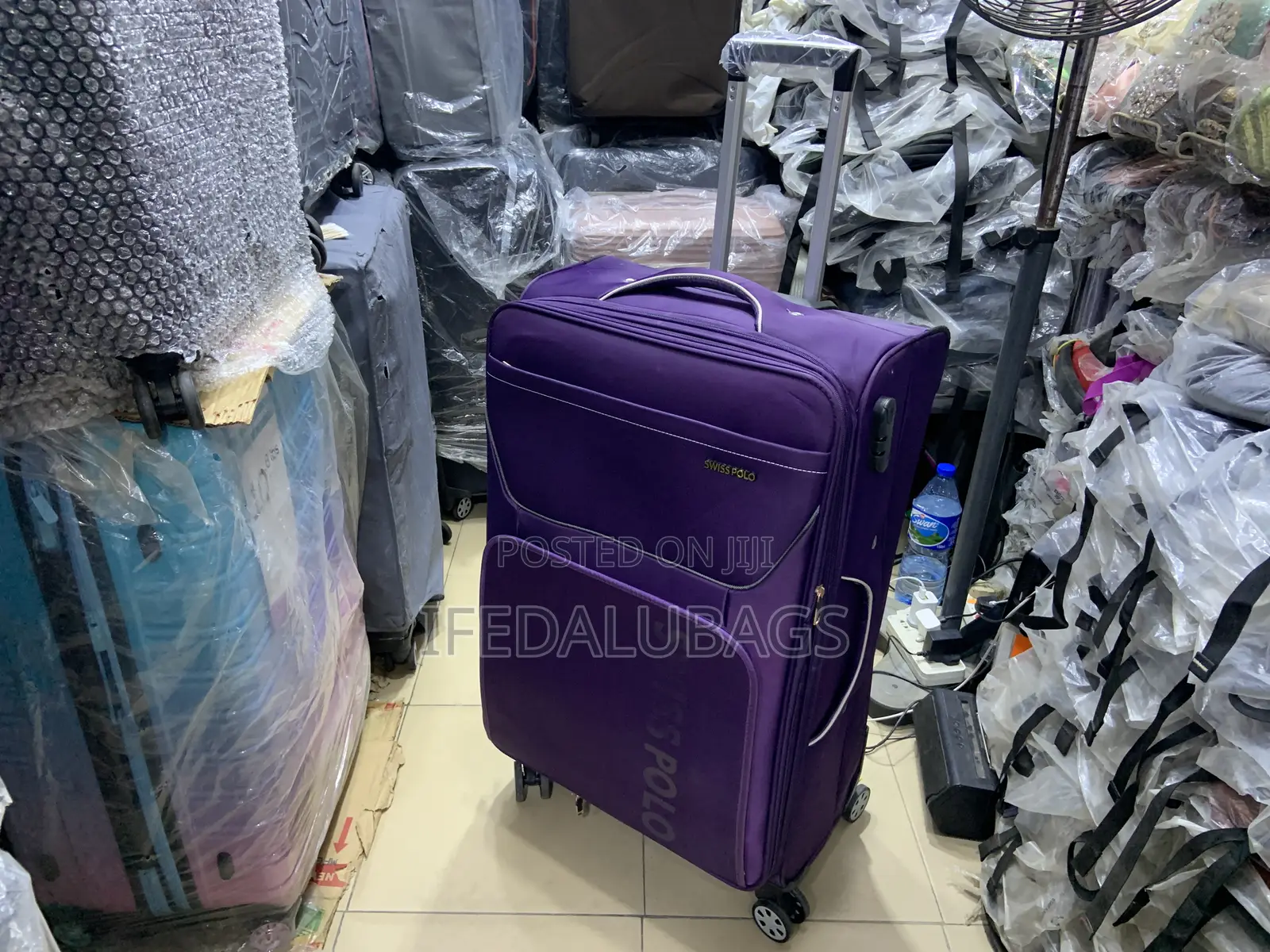 Big Size Quality Purple Swiss Polo Travel Luggage