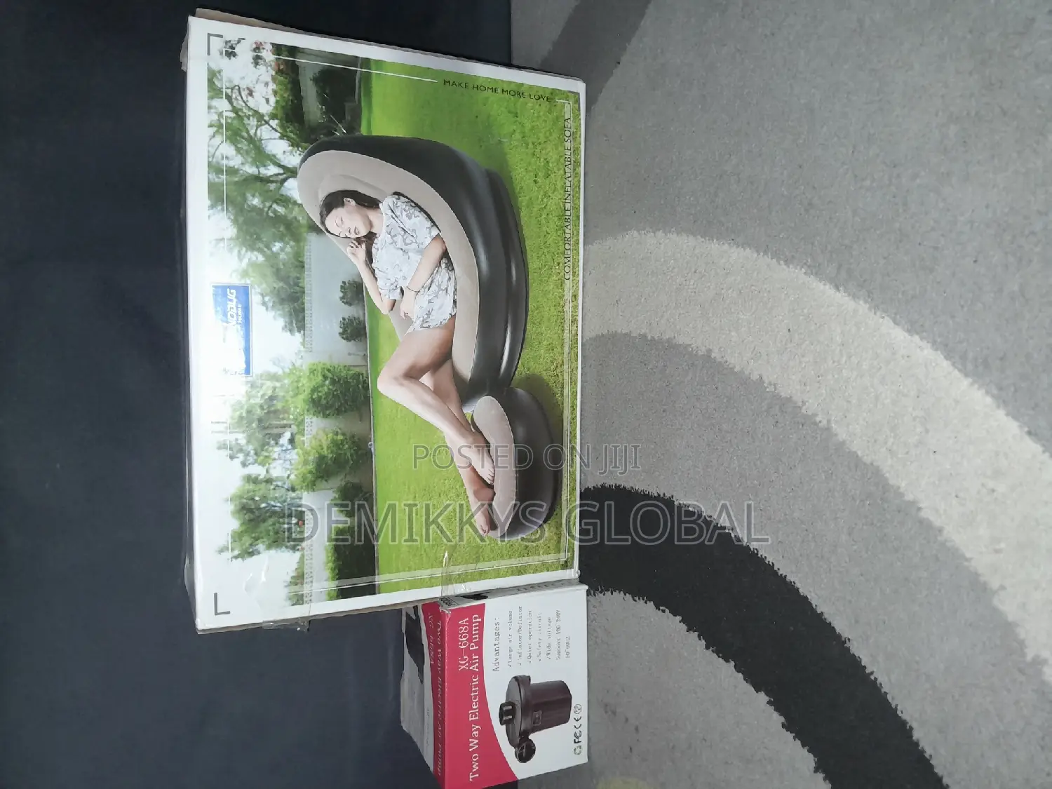Inflatable Chair Foot Rest Big Size