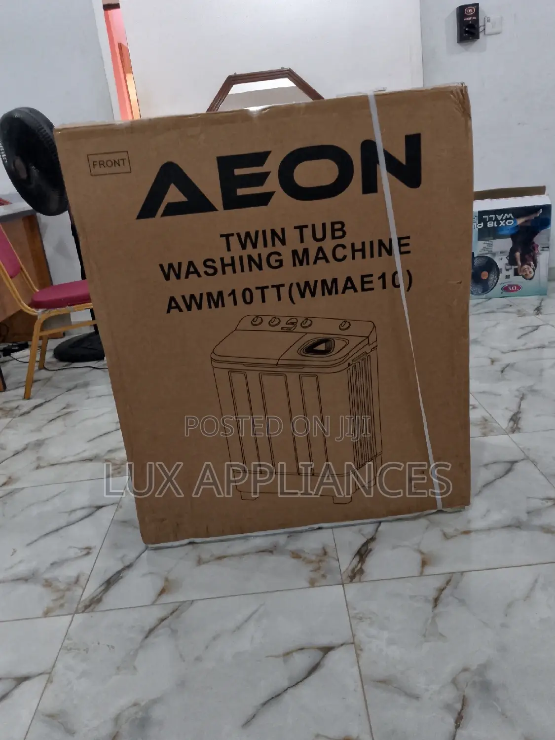 Aeon 10kg Twin Tub Washing Machine- Wash/Spin/Drain