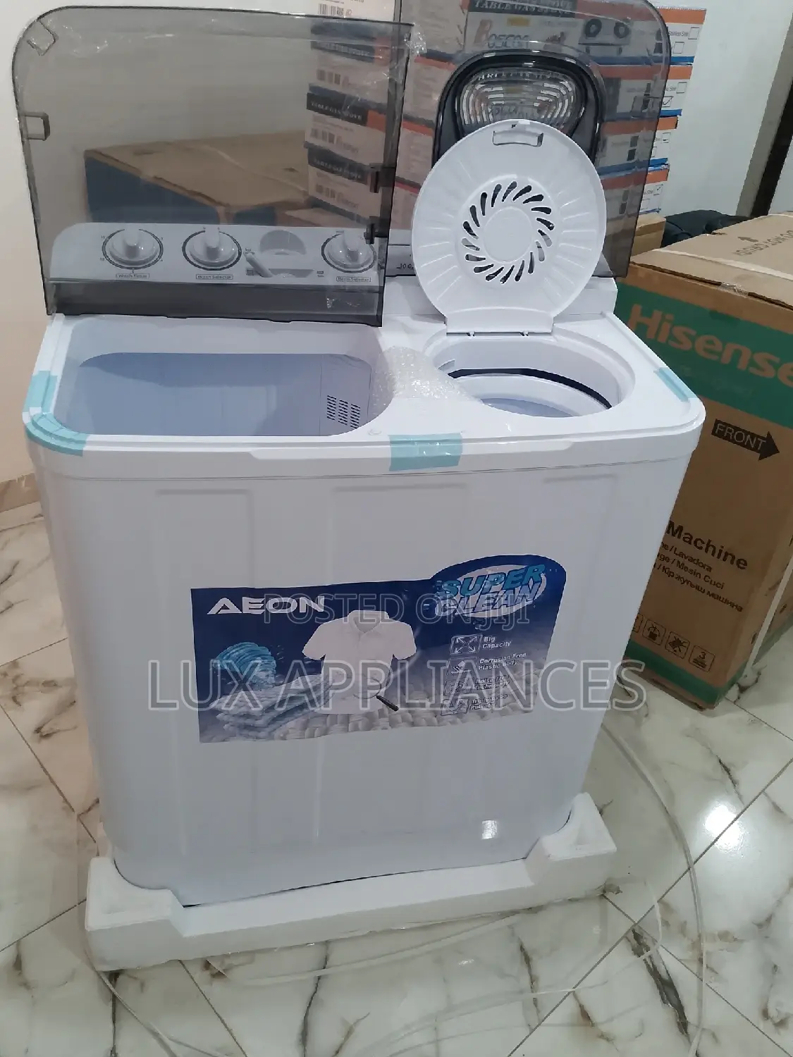 Aeon 10kg Twin Tub Washing Machine AWM10TT