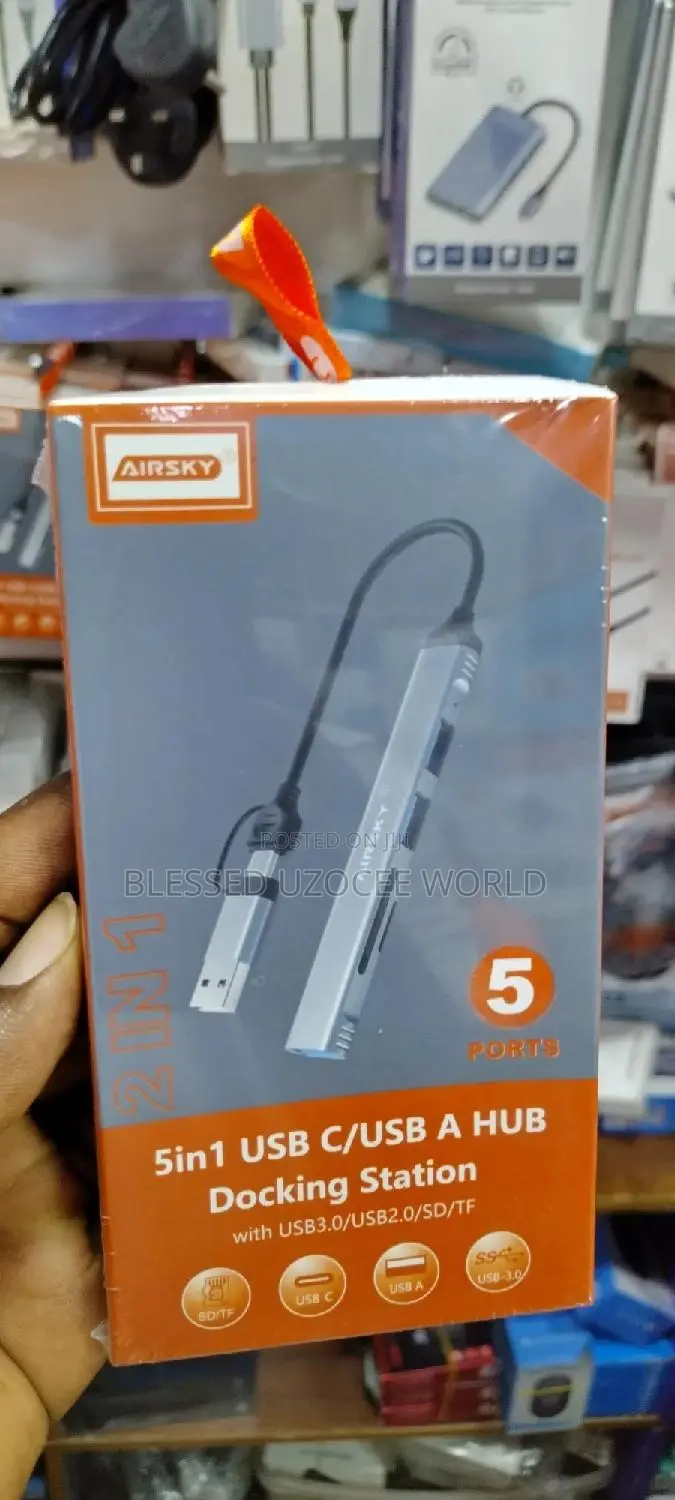Airsky 5 in 1 Type C Usb Docking Station Hub Converter