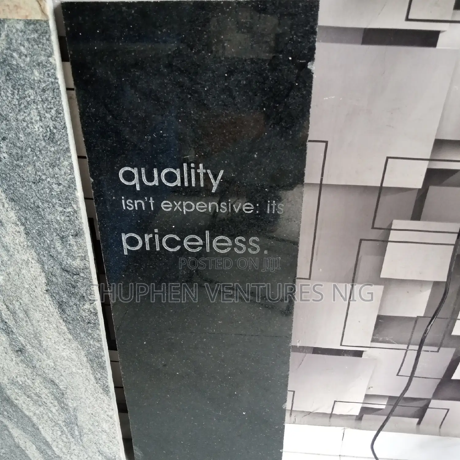 Marble Engraving and Inscriptions.