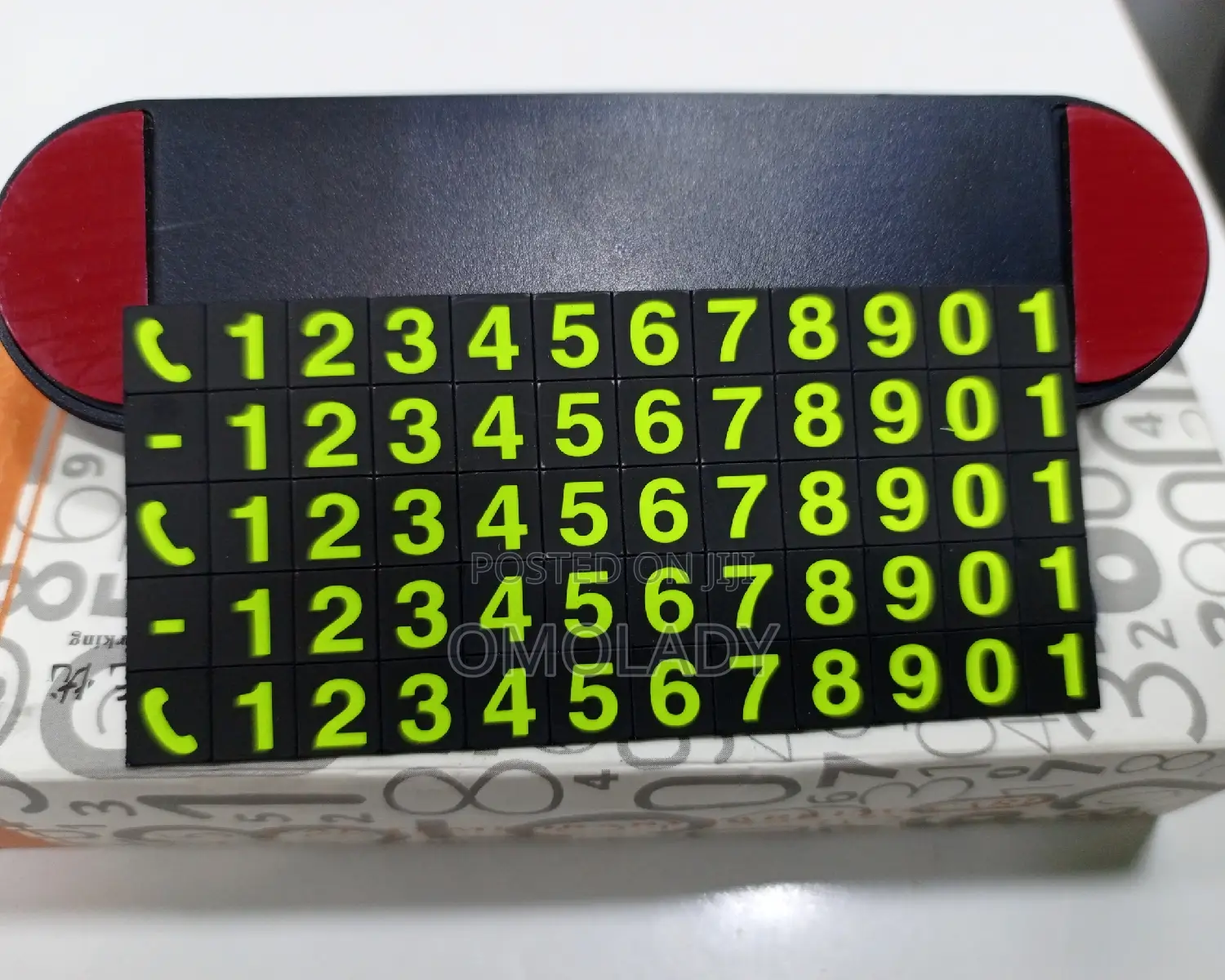 Car Temporary Parking Card