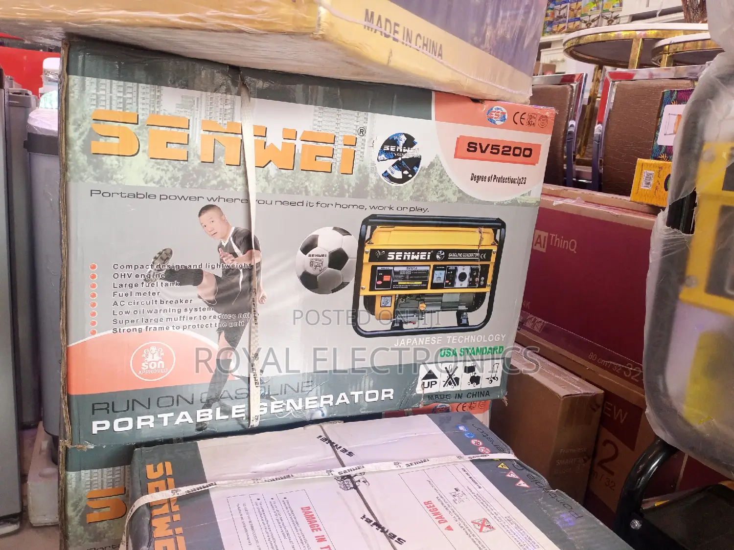 Latest Senwei 2.2KVA Manual Start Generator-Sv5200