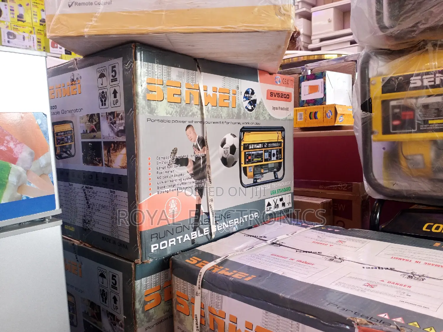 Heavy Duty Senwei 2.2kva Manual Start Generator-sv5200