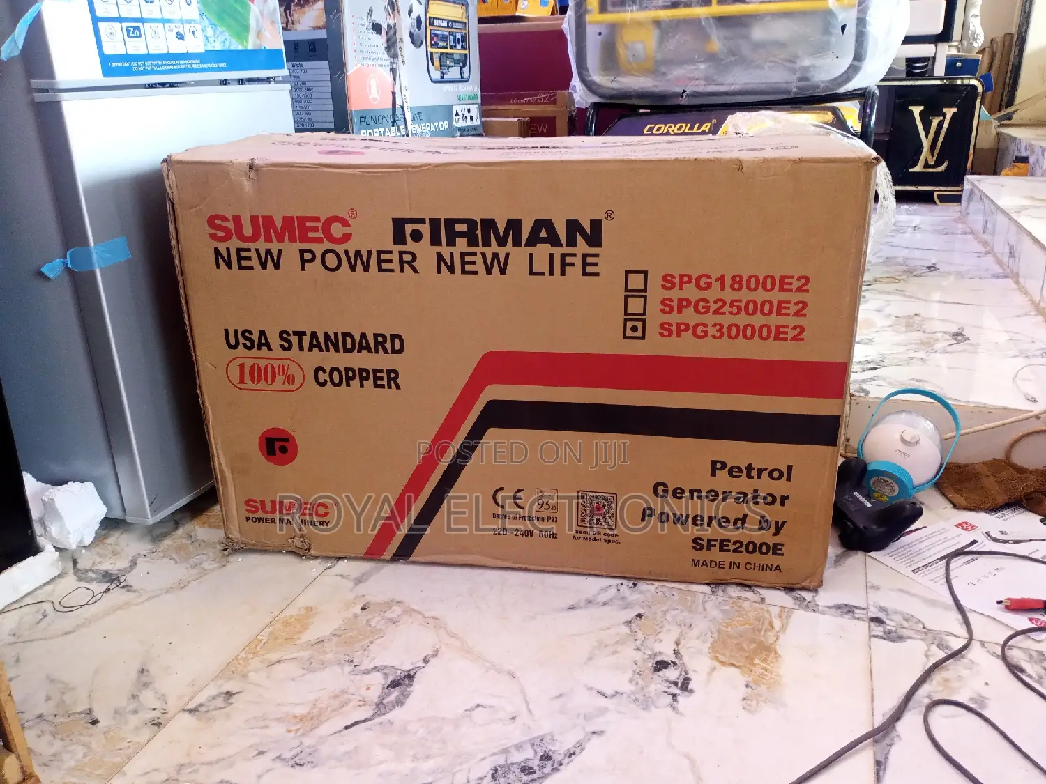 Authentic Sumec Firman 3kva Key Start Generator - SPG3000E2