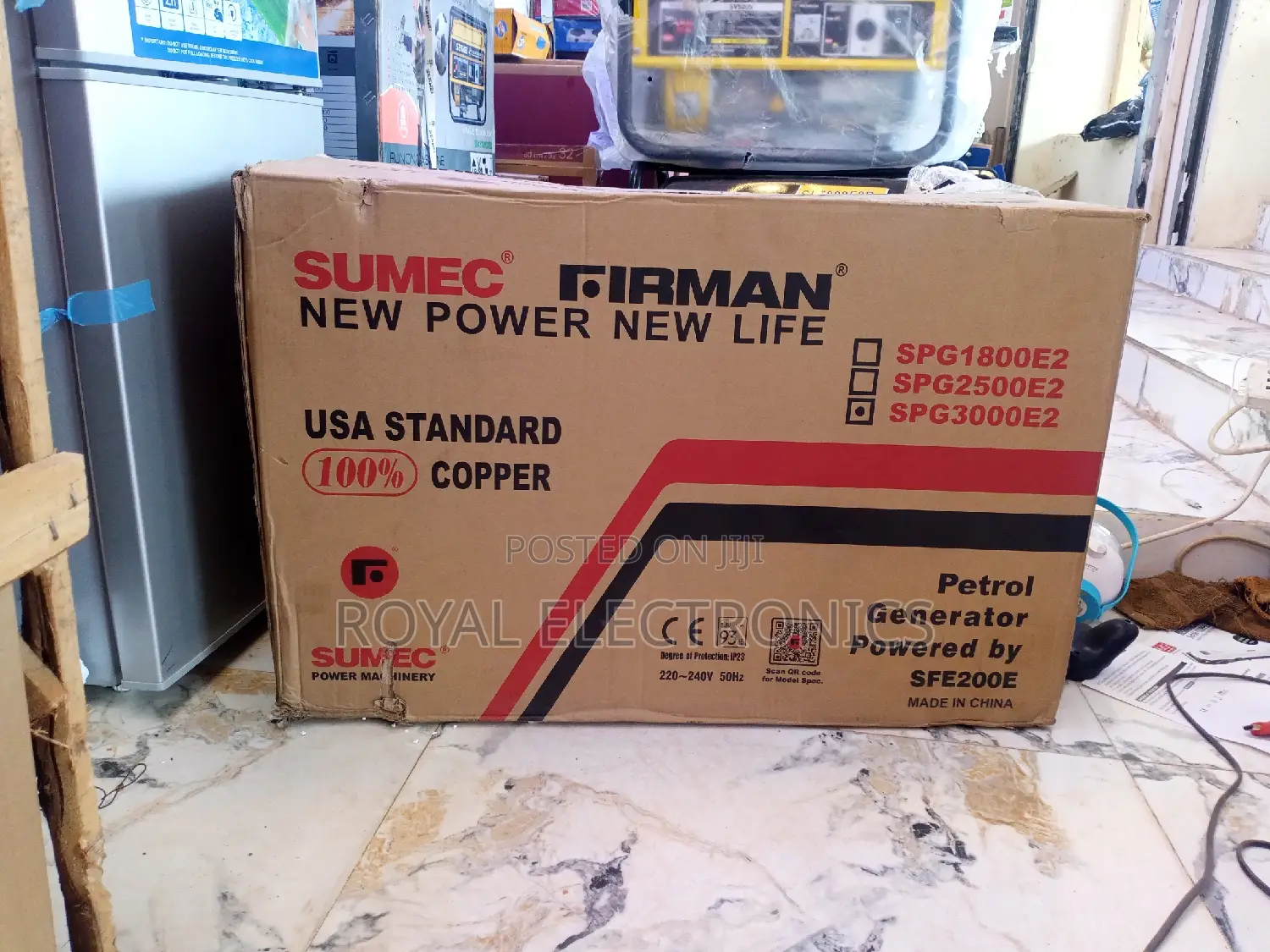 Powerful Sumec Firman 3kva Key Start Generator - SPG3000E2