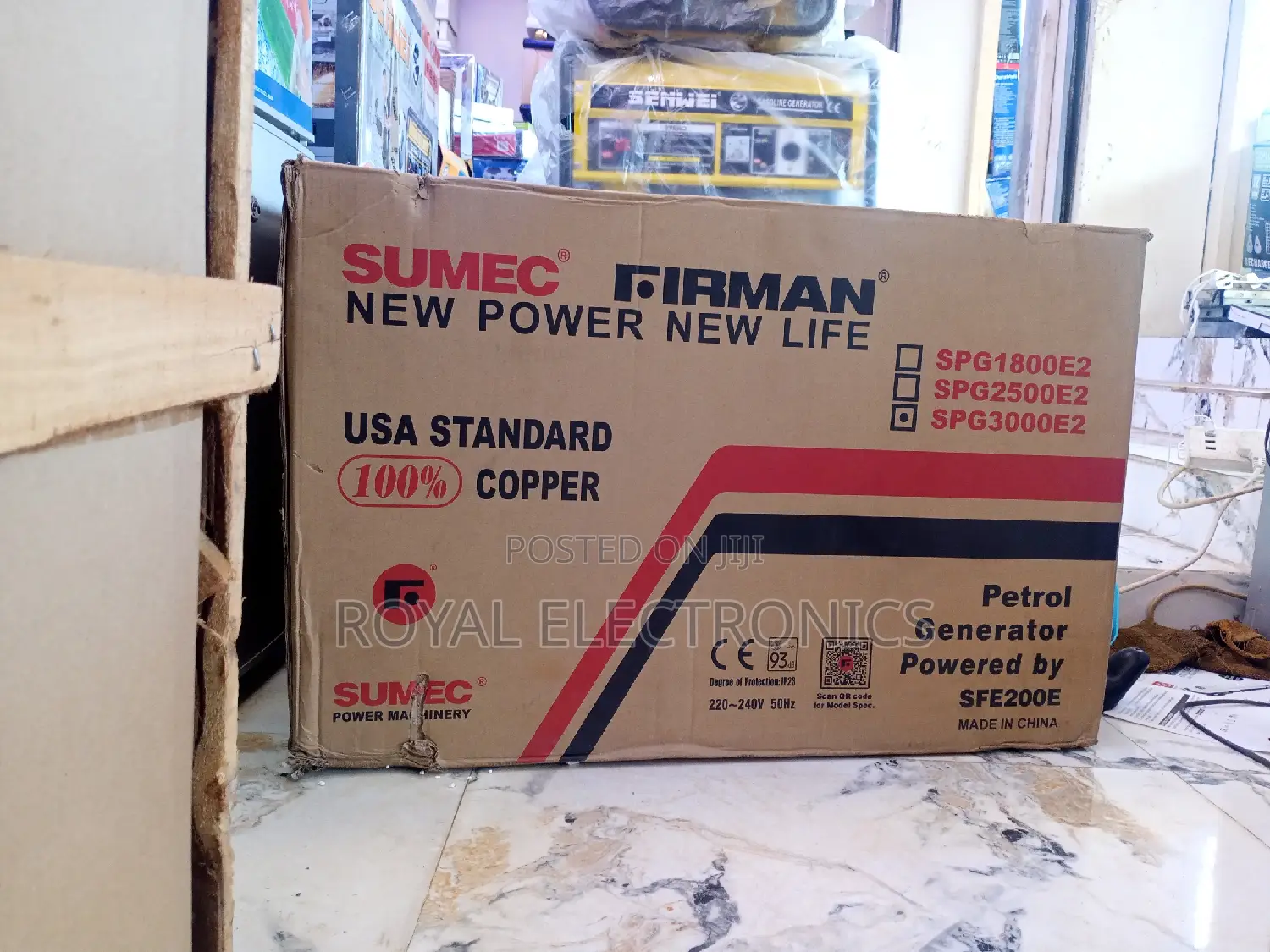 Powerful Sumec Firman 3kva Key Start Generator - SPG3000E2