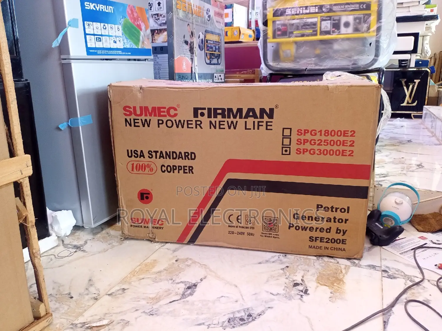 Top Quality Sumec Firman 3kva Key Start Generator -SPG3000E2