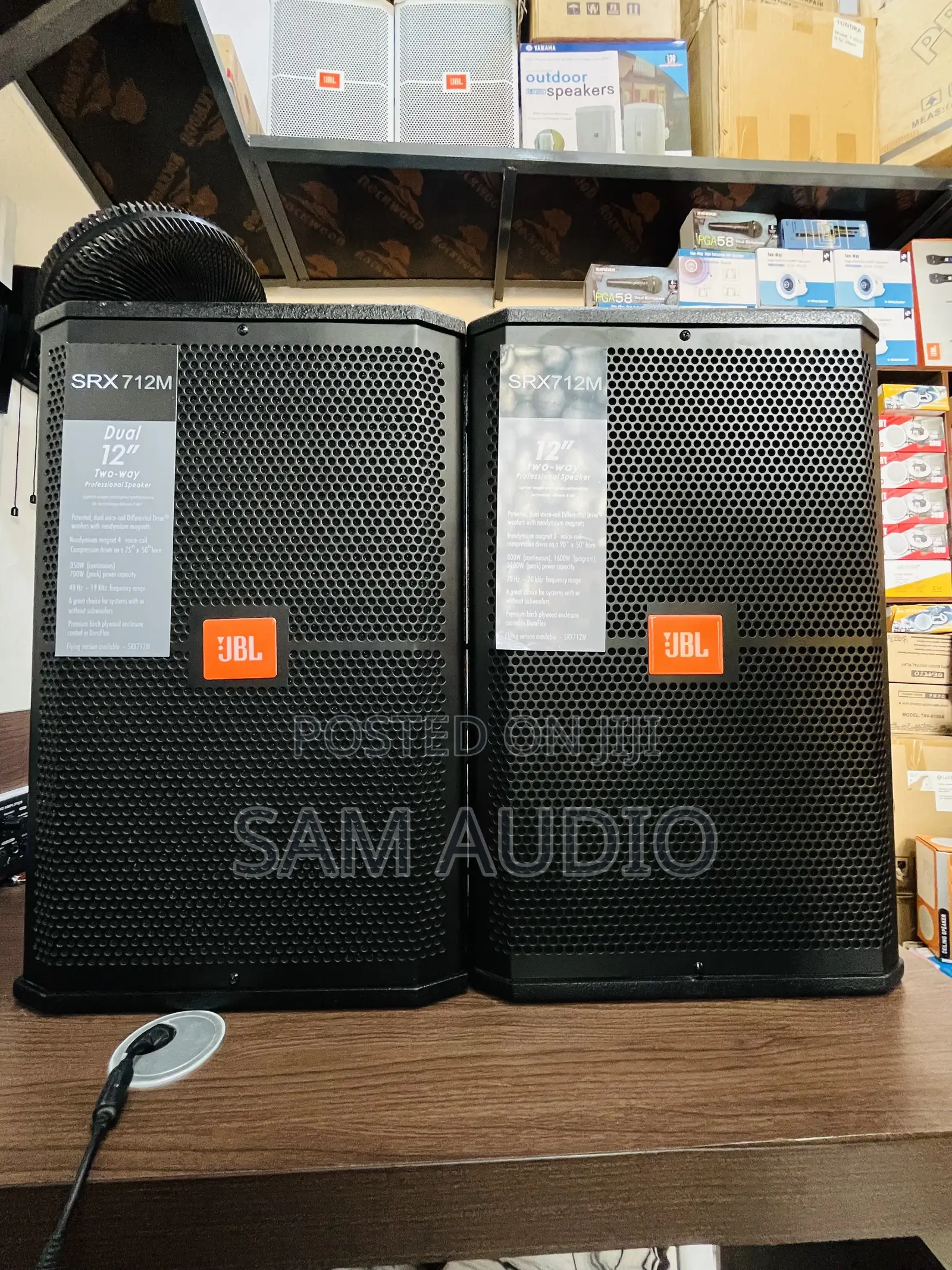 JBL 12 Inch Monitor Speaker (Black)