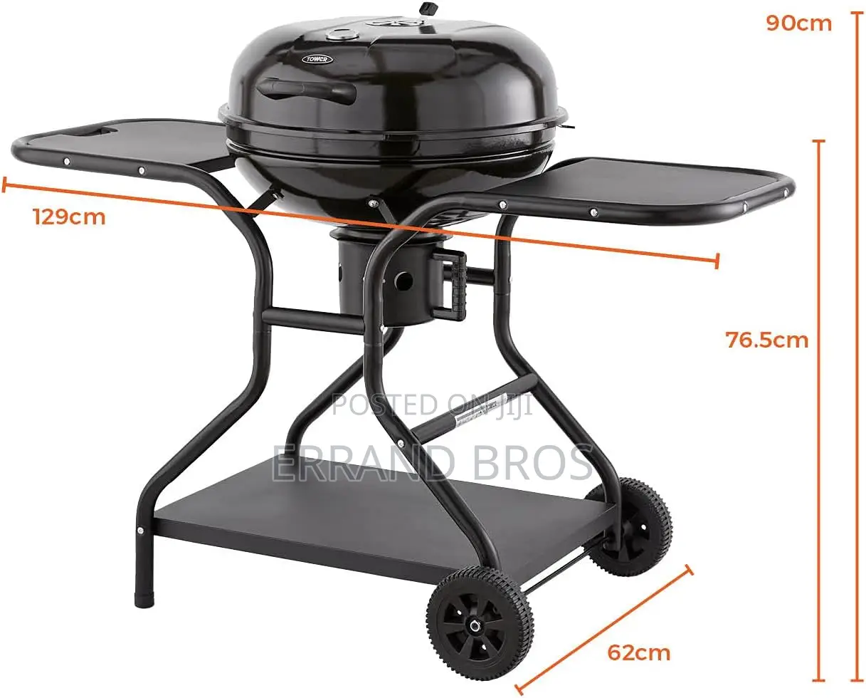 Towner, Black Orb Grill Pro With Side Tables