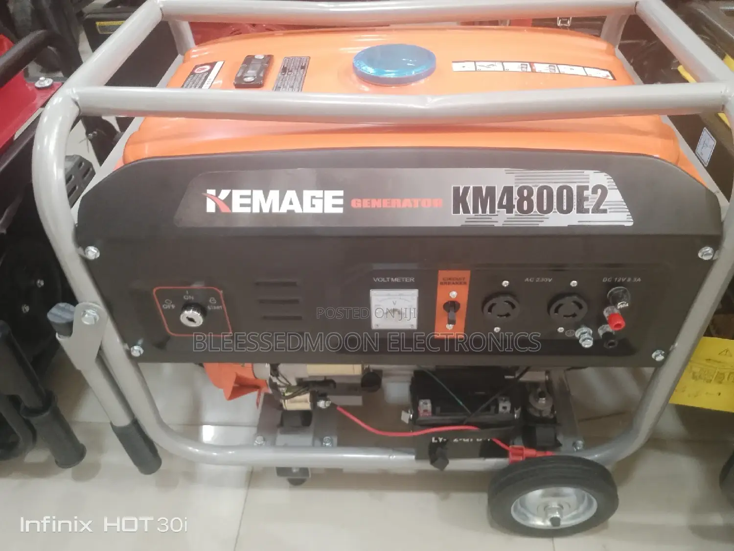 Kemage Fashion Series Cooper Coil Generator 4.5kva 2 Years W
