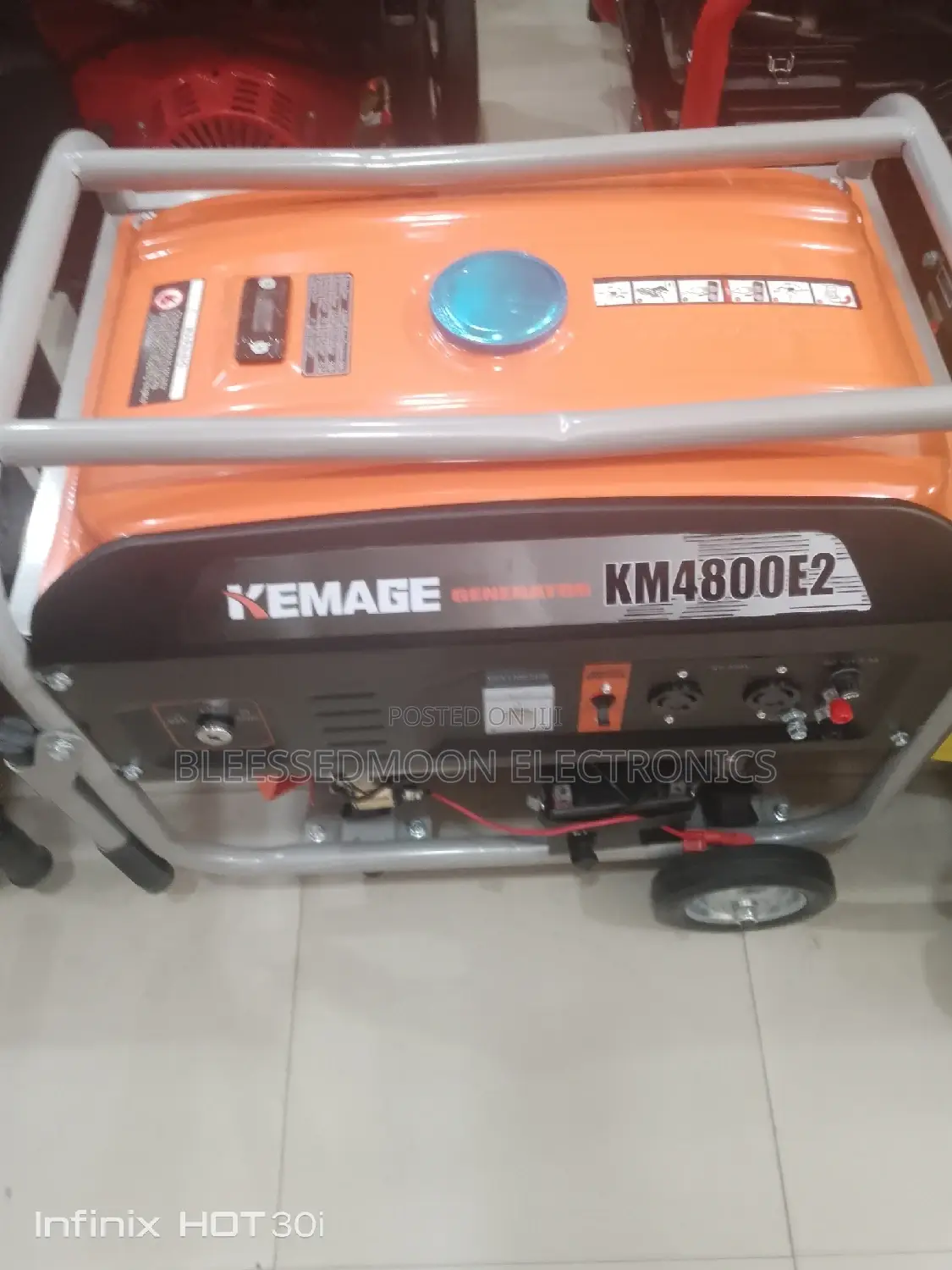 Kemage Fashion Series Cooper Coil Generator 4.5kva 2 Years W