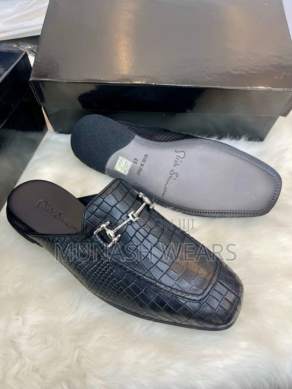 Original Italian Conti Leather Half Shoe