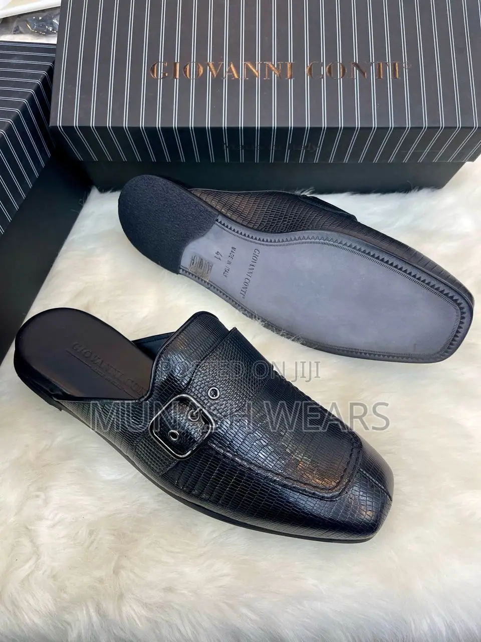 Original Italian Conti Leather Half Shoe