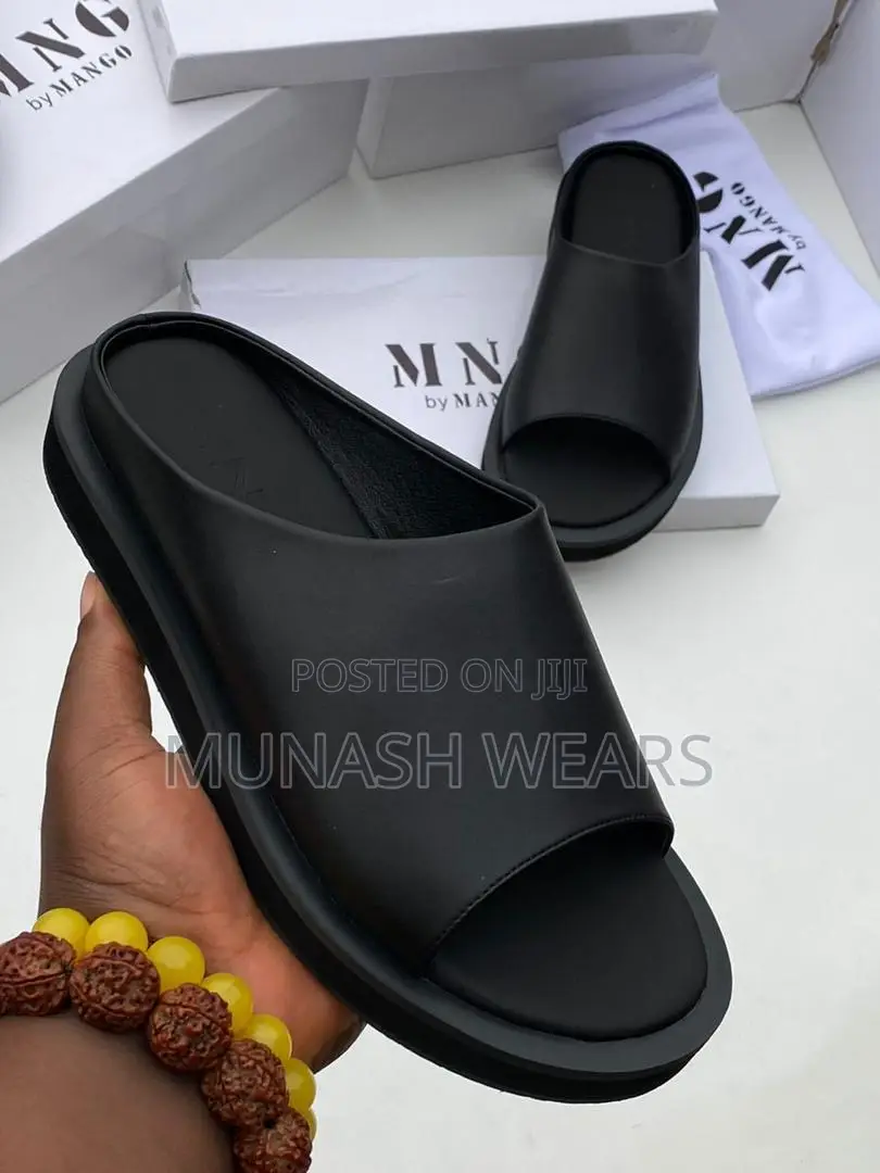 Mango Leather Slipers