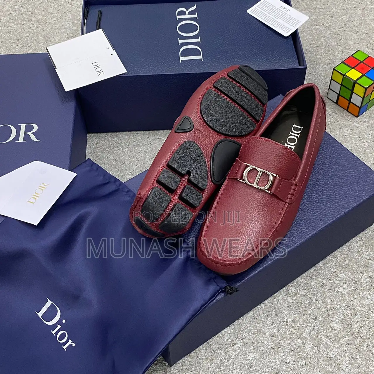Italian Leather Dior Loafers