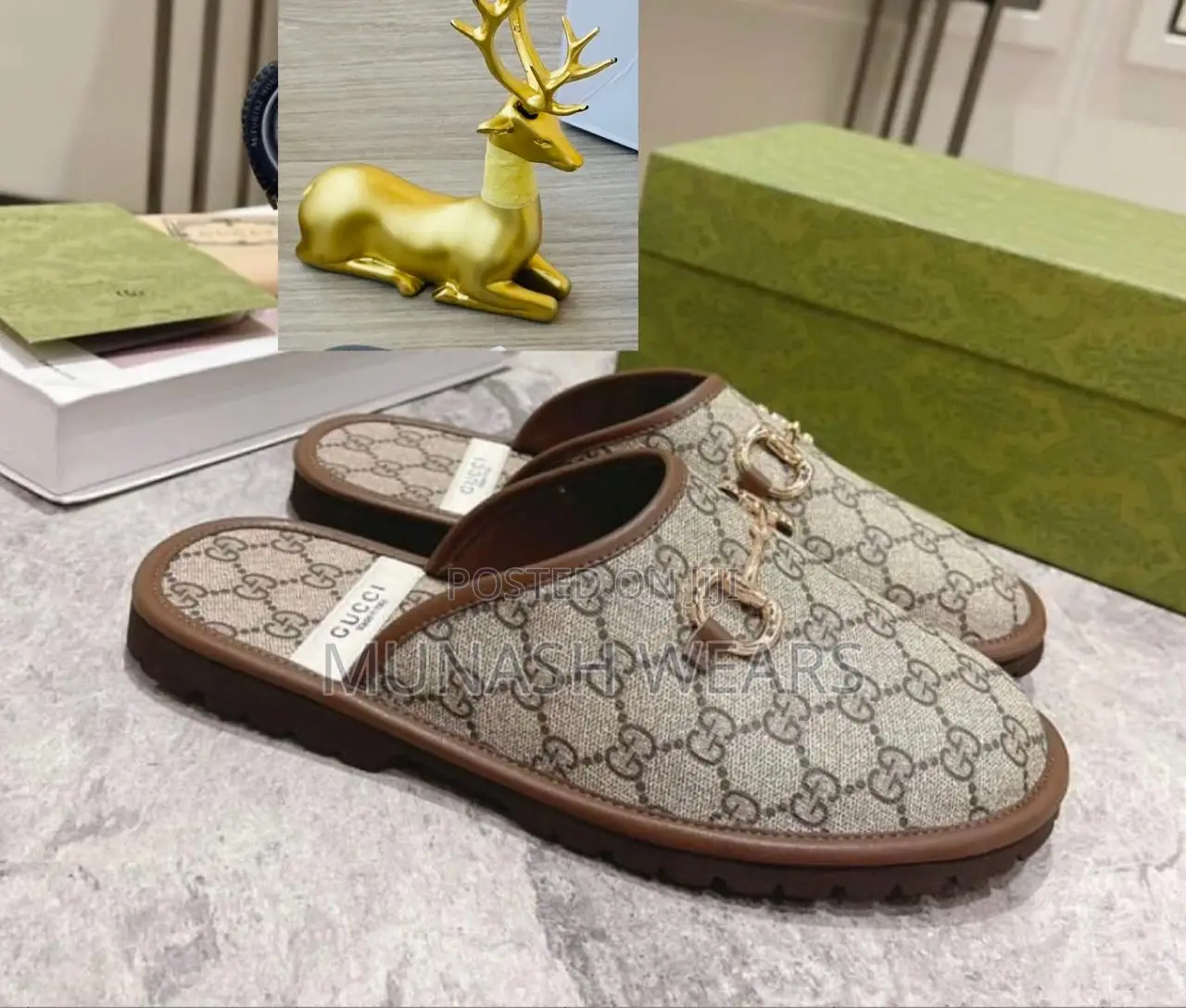 Gucci Leather Half Shoe