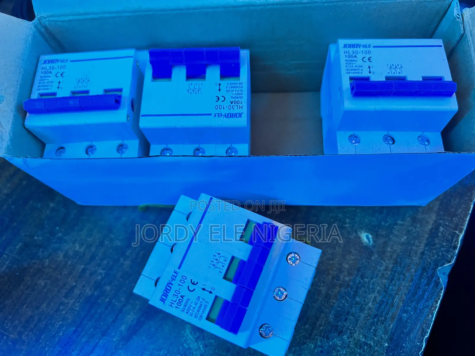 JORDY ELE Circuit Breakers 3pole 100amps