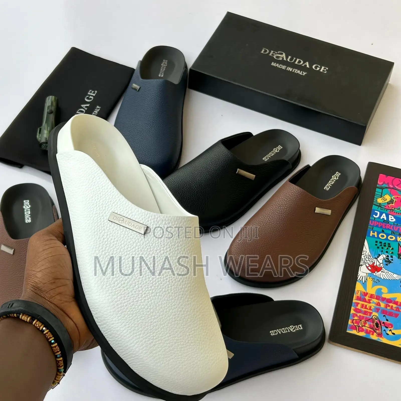 Original Leather Italian Mule